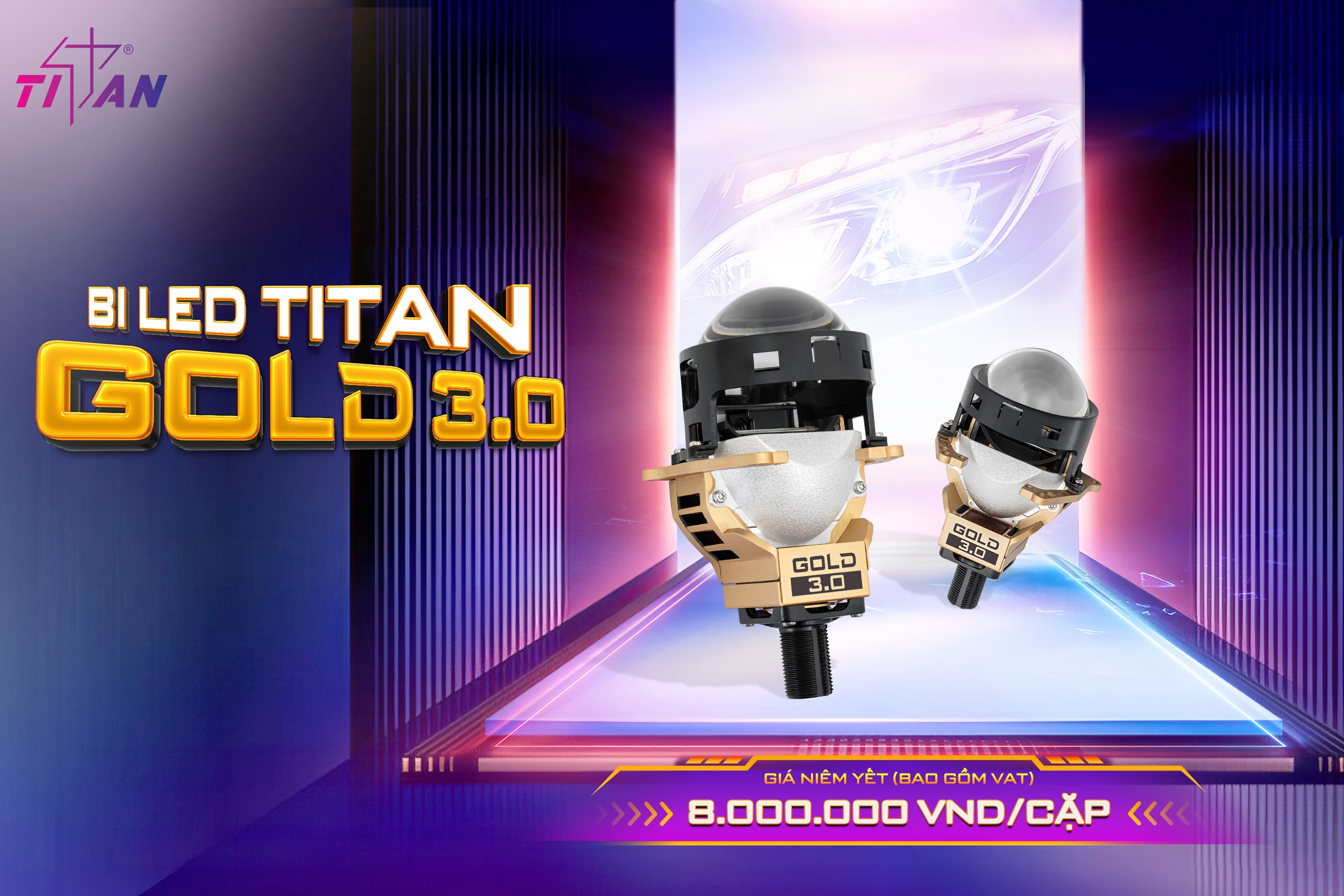 BI LED TITAN GOLD 3.0